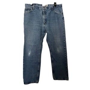 Wrangler Authentics Men's Jeans ZM100SW Regular Fit Cotton Denim Jeans 40 x 30